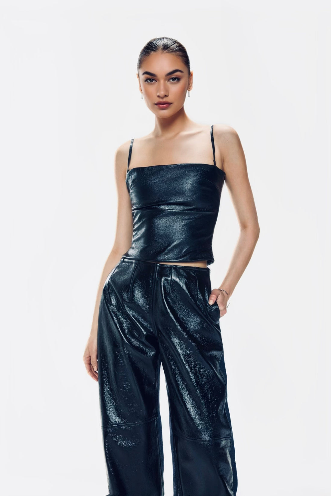 Leather Tube Top