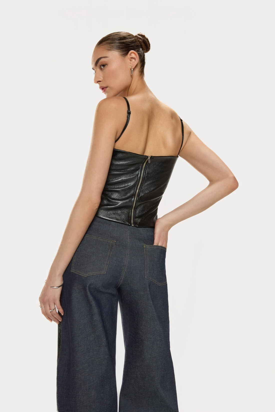Leather Tube Top