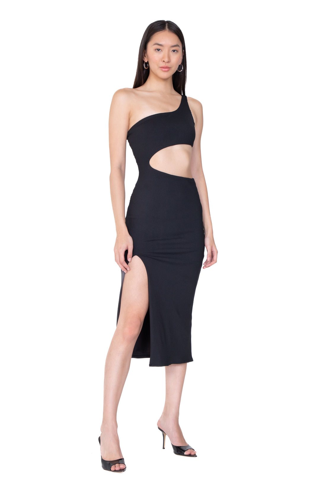 Cut-Out One Shoulder Dress