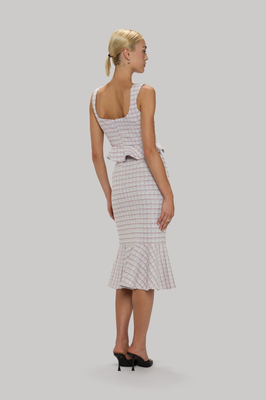 Tweed Trumpet Skirt - Jasmine Elaine