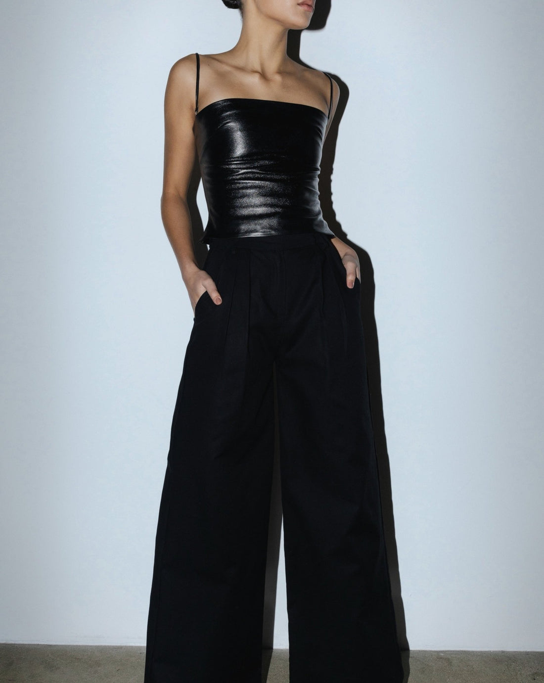 Leather Tube Top - Jasmine Elaine